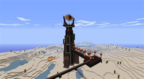 Just Finished My Eye Of Sauron R Minecraft