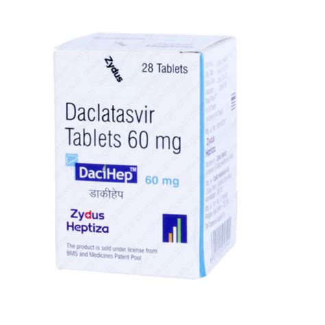 Daclatasvir Dacihep 60 Mg Tablet 1 28 Tablets At Rs 700 Pack In New