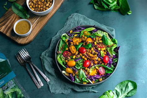 Mediterranean Salad With Quinoa And Roasted Chickpeas Recipes