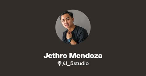 Jethro Mendoza Instagram Facebook Tiktok Linktree