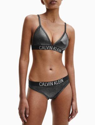 Core Solids Triangle Bikini Top Calvin Klein