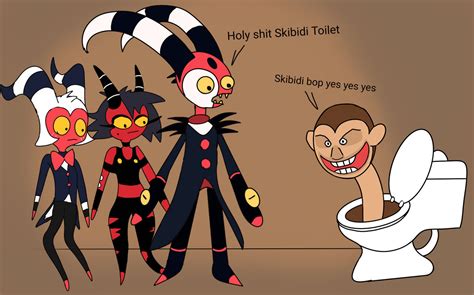 Helluva Boss Meets Skibidi Toilet By Skibidi Rizz Gyatt On Deviantart