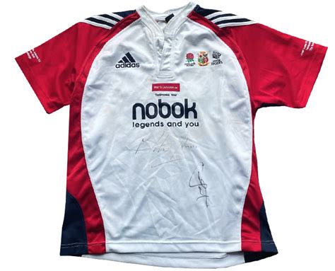 Jonah Lomu XV v Martin Johnson XV match shirt - The Matt Hampson Foundation