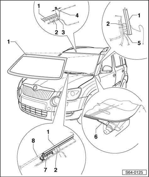 Skoda Yeti Glued Windows Repair Manuals Body Work Guide