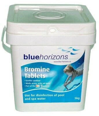 Bromine Tablets Hot Tub Swimming Pool Spa Blue Horizons Kg