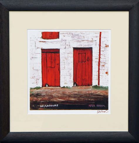 PB53 Neighbours (Signed) - Peter Brook Prints and Originals