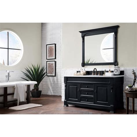 James Martin Brookfield 60 Single Bathroom Vanity In Antique Black