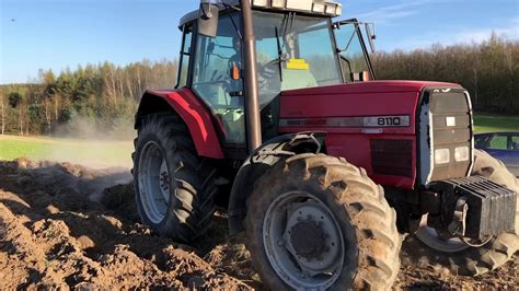 Ciężka Orka ugoru Massey Ferguson 8110 YouTube