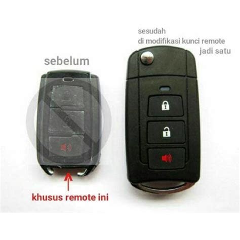 Jual Casing Kunci Lipat Flip Key Case Kunci Mobil TOYOTA Avanza Veloz