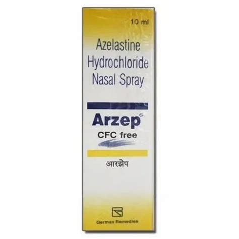 Arzep Azelastine Hydrochloride Nasal Spray At Box In Nagpur