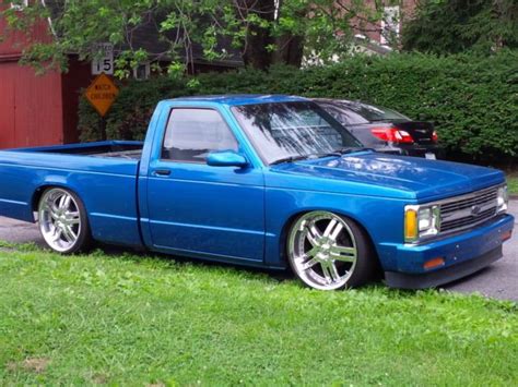 Pin By Truckpowered On Custom Chevy S10 Mini Trucks Lowrider Trucks