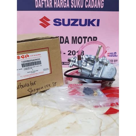 Jual KARBURATOR CARBURATOR SHOGUN 125 SP ASLI ORIGINAL SUZUKi Shopee