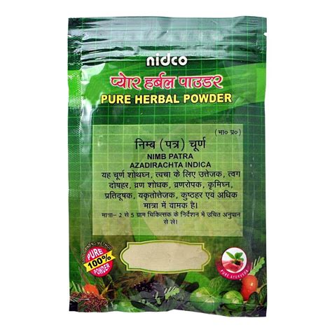 Ним порошок (Nimb Patra Azadirachta indica, Nidco) купить в Бутике ...