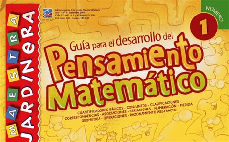 Gu A Para El Desarrollo Del Pensamiento Matem Tico Aprende En Casa