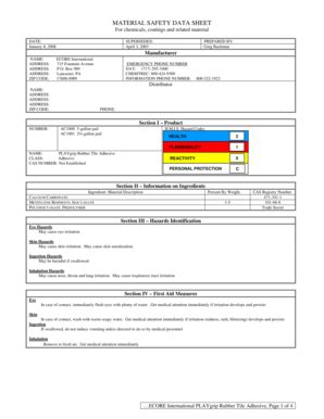 Fillable Online Archpdfs Lps Material Safety Data Sheet Lps Org