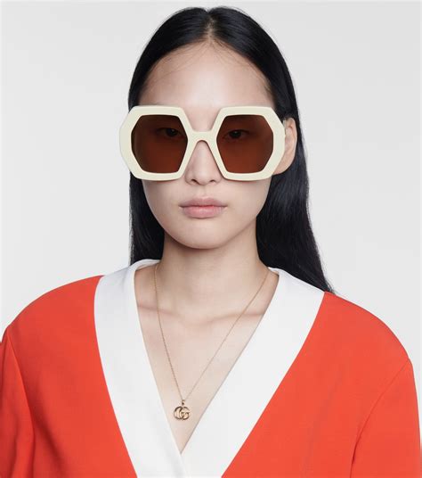 Gucci Hexagon Frame Glasses Atelier Yuwa Ciao Jp