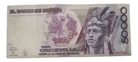 Billete 50000 Pesos Cuauhtémoc Meses sin intereses