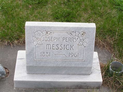 Joseph Perry Messick 1889 1961 Find A Grave Memorial