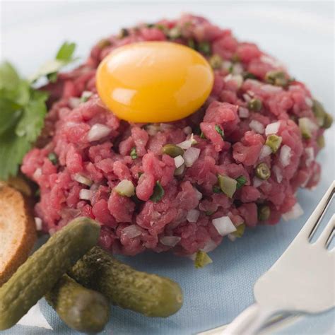 Recette Tartare De B Uf Cuisine Madame Figaro