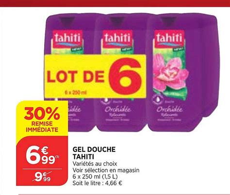 Promo Gel Douche Tahiti Chez Bi Icatalogue Fr