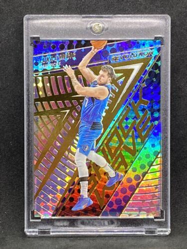 Luka Doncic Rare Wave Refractor Investment Card Ssp Panini Mavericks