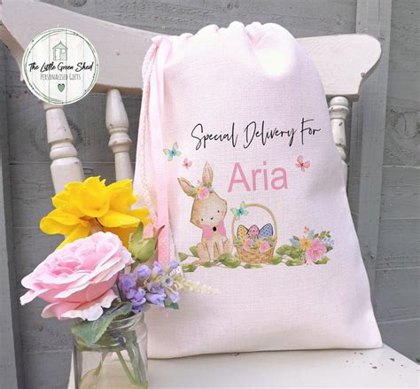 Personalised Easter Bag Easter Gifts Easter Sack Gifts For Easter