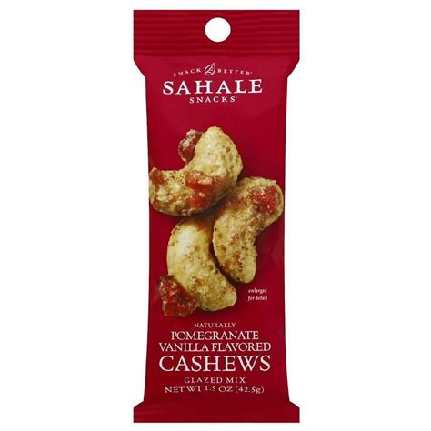 Sahale Snacks Pomegranate Vanilla Flavored Cashews 1 5 Oz Walmart