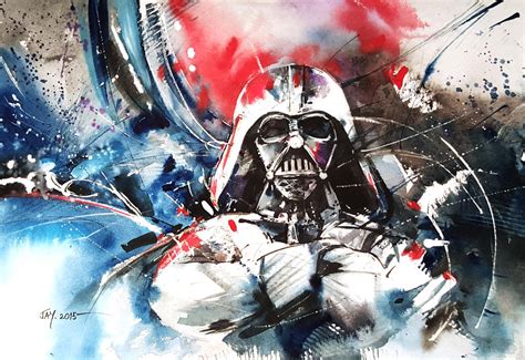 Darth Vader Watercolour By Abstractmusiq On Deviantart