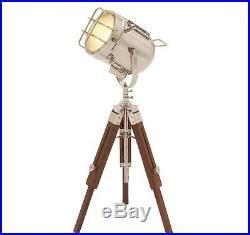 Floor Table Lamp Living Room Vintage Industrial Spotlight Tripod