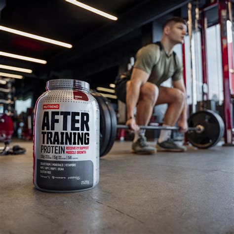 After Training Protein 2520 G Chocolate Whey Protein Nutrend Eu