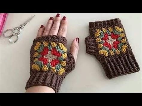 How To Crochet Granny Gloves From Leftover Yarn 2023How To Crochet For