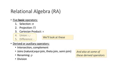 Lecture 33 The Relational Model 2 Ppt Download