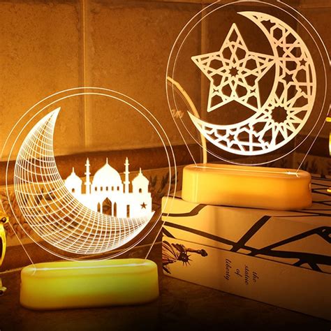 2er Set Ramadan LED DIY Lampe Tischlicht Eid Kaufland De