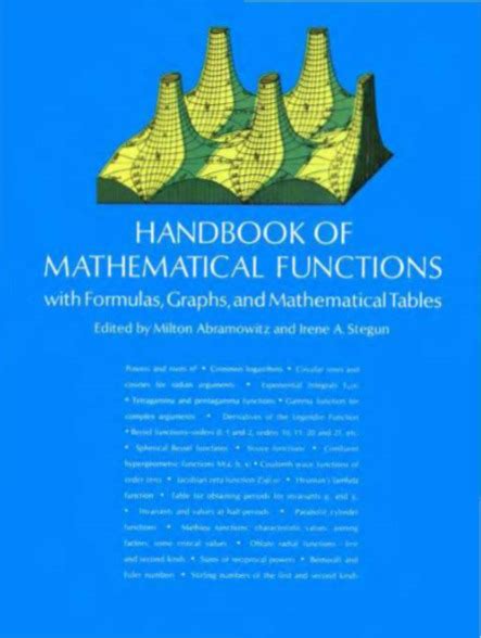 Handbook Of Mathematical Functions By Lewis M Branscomb Pdf Free