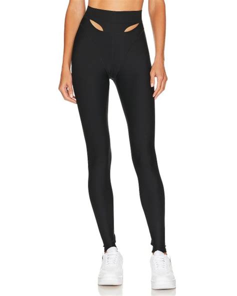 Alo Yoga Airlift High Waist Cutaway Legging In Black Lyst