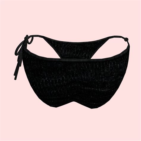D Model Sexy Black Dotted Bikini P Vr Ar Low Poly Cgtrader