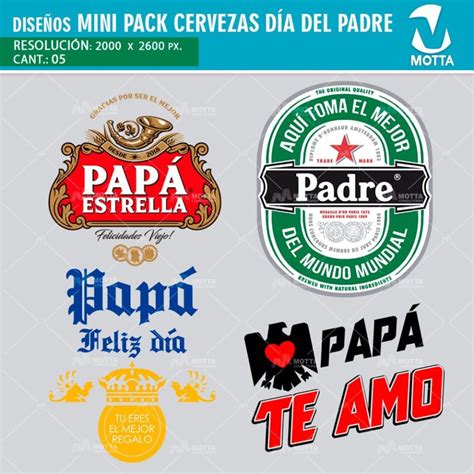 Dise Os Para Tazas Y Camisetas Cervezas D A Del Padre X Motta