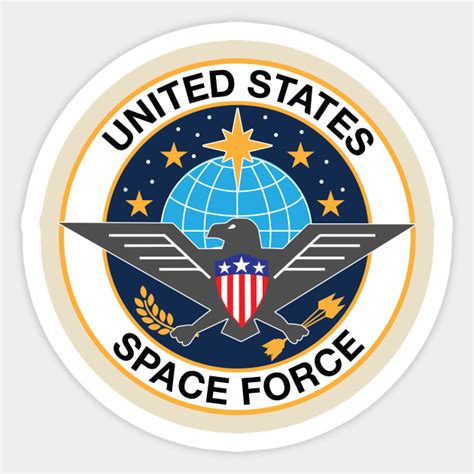 U S Space Force Emblem Spaceforce Sticker TeePublic