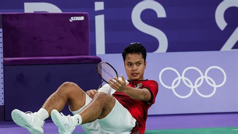 Hasil Olimpiade Paris 2024 Anthony Sinisuka Ginting Kalah Habis Wakil