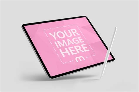 Landscape Ipad Pro D Mockup Generator Mediamodifier