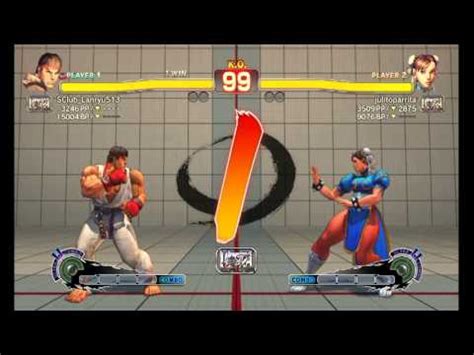 Ultra Street Fighter IV Ryu Vs Chun Li YouTube