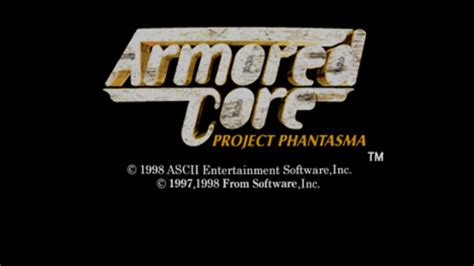 Armored Core Project Phantasma Playthrough Part 1 YouTube