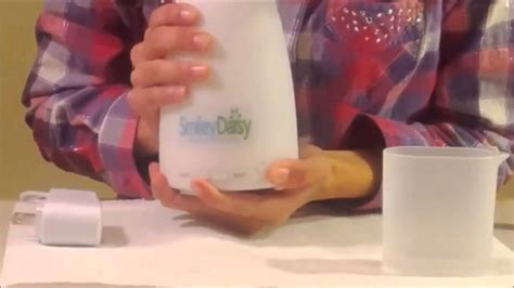 Smiley Daisy Essential Oil Diffuser How To Operate Youtube