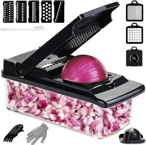 Vegetable Chopper, Food Choppers Onion Chopper Vegetable Slicer Cutter ...
