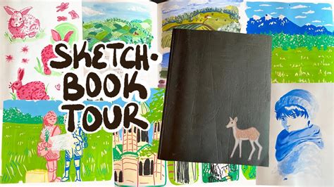 Full Sketchbook Tour Strathmore Mixed Media Sketchbook Youtube