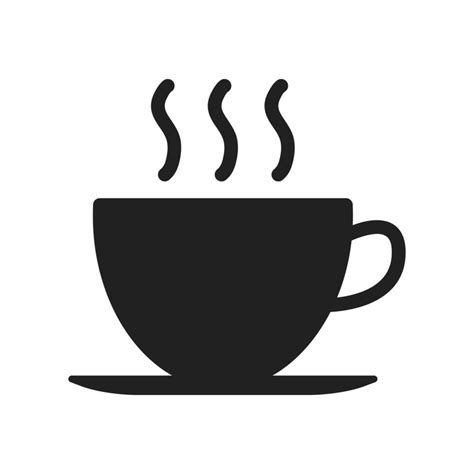 Coffee And Tea Cup Icon Hot Drink Symbol Vector Illustration