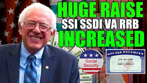 Bernie Senders Approves To Raise Benefits For Social Security Ssi