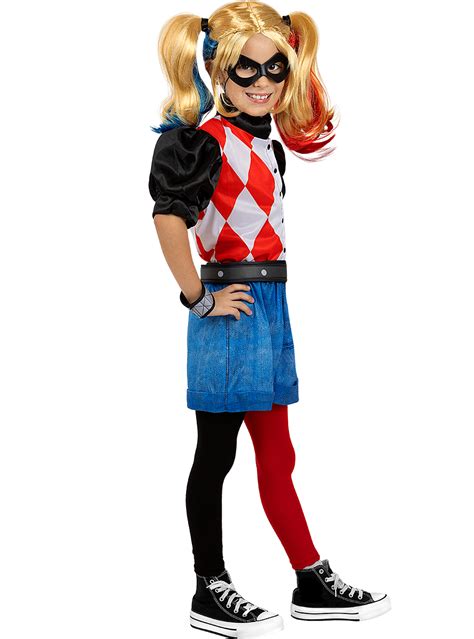 Costume Harley Quinn Per Bambina Funidelia