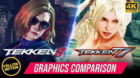 Nina Williams New Look Tekken 8 Vs Tekken 7 Graphics And Character Design Comparison [4k] Youtube