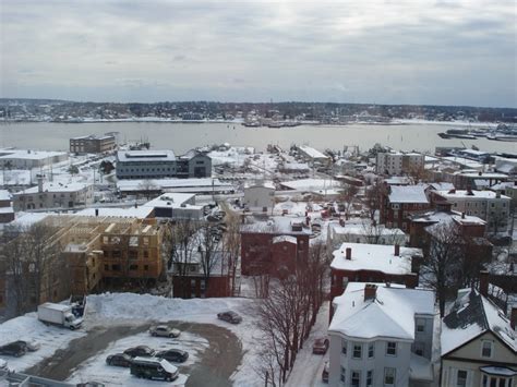 Downtown Portland, Maine. View from Holiday Inn By the Bay. | Holiday ...